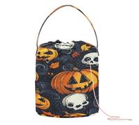 Sac fourre-tout sans couture avec trous pour la Toussaint et Halloween