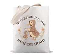 Sac fourre-tout Silly Goose Mom Motherhood is the Realest Hood Tote Bag, Motherhood Realest Hood Tote
