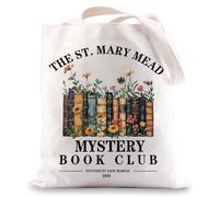 Sac fourre-tout St Mary Mead Miss Marple Cadeau The St. Mary Mead Mystery Book Club Cadeaux Jane Marple Sac à bandoulière, St. Mary UK, INCH