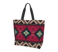 Sac fourre-tout sud-ouest américain pour femme, sacs fourre-tout pour femme, sac fourre-tout étanche pour professeur, salle de sport, travail, école avec poche intérieure