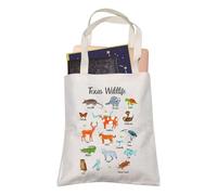 Sac fourre-tout sur le thème de la faune Texas State Animal Oiseau Fleur Arbre Shopping Bag TX National Park Lover Cadeau, Texas Wildlife, 35cm ( 13.78 inch ) * 38 cm ( 14.96 inch)