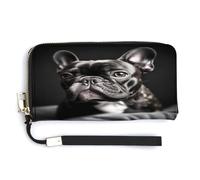 Sac fourre-tout tendance avec motif bouledogue français, sac à main pour femme, sac de rangement mignon pour femme