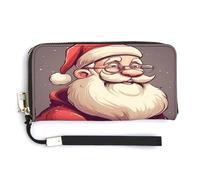 Sac fourre-tout tendance avec motif Père Noël portant des lunettes, sac à main, sac à main pour femme, sac de rangement mignon pour femme, style, 20 x 10,5 cm, Style :, 20.0*10.5cm