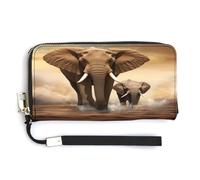 Sac fourre-tout tendance éléphant et bébé éléphant, sac à main à bandoulière, sac à main pour femme, sac de rangement mignon pour femme, style, 20 x 10,5 cm, Style :, 20.0*10.5cm