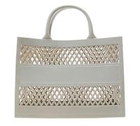 Sac fourre-tout tendance en PVC de grande capacité - En caoutchouc et silicone - Pour la plage - Tige 3/4, gris, Taille unique