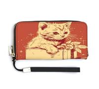 Sac fourre-tout tendance motif chat allongé sur la boîte, sac à main à bandoulière, sac à main pour femme, sac de rangement mignon pour femme, style, 20 x 10,5 cm, Style :, 20.0*10.5cm