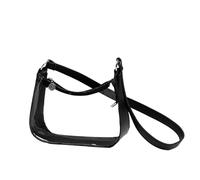 Sac fourre-tout transparent pour femme avec bandoulière réglable pour événements de travail, repas, festival, école, concert, plage, voyage, Noir , Consulte la descripción