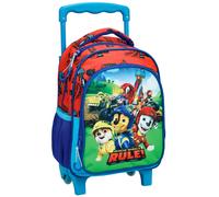 Sac Garçon Trolley Maternelle Rescue Wheels Pat Patrouille 30 Cm Bleu / Rouge TU