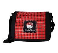 Target Shoulder Bag Hello Kitty Sac bandoulière, 36 cm, Noir (Nero)