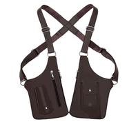 Sac Gilet - Imperméable Anti-vol Deux Bretelles Sacoche,Sac Ceinture Anti-Vol pour Homme - pour Homme Et Femme Téléphone Portable Clé De Voiture Passeport pour Voyage Tenue