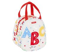 Sac glacière goûter Safta Alphabet Blanc (19 x 22 x 14 cm)
