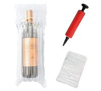 Sac gonflable 12 sacs de protection pour bouteilles de vin et sac à colonne d'air gonflable avec pompe à air,adapté pour un transport et un emballage sûrs