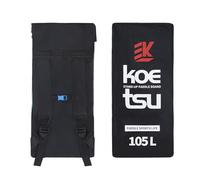 Sac gonflable Paddle Board - Étui rembourré en mousse de 105 litres pour stand-up paddleboard | Sac de bateau debout pour jeunes et adultes adapté pour l'extérieur 320/380/420, noir