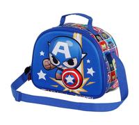 Sac Gouter Captain America Punch 3d 25 Cm - Sac Déjeuner Multicolore TU