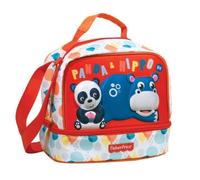 Sac goûter - Fisher Price - Panda & Hippo - 21 cm - 1 compartiment zip - Mixte