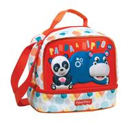 Sac Gouter Fisher Price Panda & Hippo 21 Cm - Sac Déjeuner Multicolore TU