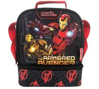 Sac goûter isotherme AVENGERS Iron Man Armored - Blanc - Enfant - 24 cm x 20 cm x 12 cm - Synthétique