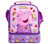 Sac Goûter Isotherme Peppa Pig Love 24 Cm Sac Déjeuner Multicolore TU