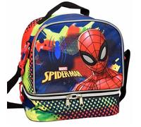 Sac goûter Spiderman Marvel Bleu - Enfant - 21 CM x 20 CM x 15 CM - Dos