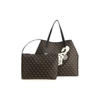 Sac grand fourre-tout femme Guess Vikky - brown logo/marron - TU