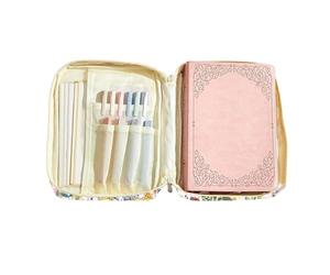 Sac Grande Pochette Zip Lettre Mignonne Fournitures Maquillage