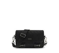 GUESS sac à épaule bandoulière Boston Messenger Dark Black noir