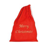 Sac - GUIRMA - Hotte du Père Noël - Rouge - 65x95 cm - Intérieur