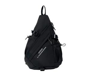Sac Harnais - Sac à Dos imbracable croisé, Un Sac à bandoulière avec Sangle, Paquet de Voyage Compact | Sac de Poitrine Unisexe, Harnais Anti-vol, extérieur, de, Noir, riferimento Alla
