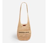 Sac Hobo en Raphia - Sable Noir - Femme - Vanessa Bruno