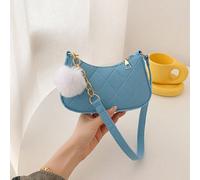 Sac hobo mini à couture avec breloque pompon zippé mode Taille UniqueMotif texturéPolyuréthane