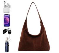 Sac Hobo texturé, sac à main texturé - Sac à bandoulière d’automne