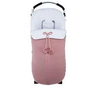 Sac housse universelle pour poussette ou landau. C'est disponible en plusieurs modèles et couleurs (Sophie Misty Rose/Gris)