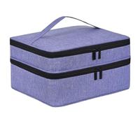 Sac Huiles Essentielles Trousse de Rangement Portable for 42 flacons d'huiles essentielles et Vernis à Ongles, avec Organisateur Sac Main cosmétique(Color 3)