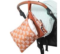 Sac Humide Pour Le Maillot De Bain - Organisateur À Sec Humide Étanche, Pochette Portable Réutilisable | Poches À Fermeture Éclair Double, Sac À Linge De Voyage Lavable Pour Les Sorties De Plage,