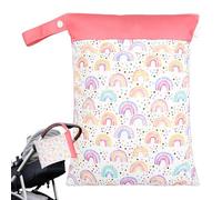 Sac Humide Pour Le Maillot De Bain - Organisateur À Sec Humide Étanche, Pochette Portable Réutilisable | Poches À Fermeture Éclair Double, Sac À Linge De Voyage Lavable Pour Les Sorties De Plage,