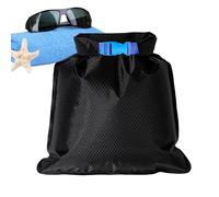 Sac Humide Pour Le Maillot De Bain, Sachet De Voyage Imperméable, Support De Rangement De Fuite, Matériau Léger Durable, Fermeture À Glissière Avec Bracelet À Poignée, 1 Pack Noir Pour Les Lunettes De