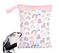 Sac humide sec, sac humide pour maillot de bain, organiseur de sac à langer avec 2 poches zippées imperméable, sac de voyage pour linge sale portable, réutilisable, lavable, pour crème, B, Consulte la