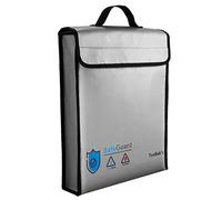 Sac Ignifuge Pour Documents, Porte-Documents étanche et Ignifuge | Sac étanche à feu pour Documents de Poches intégrées pour Cartes de crédit en Fibre de Verre de qualité supérieure