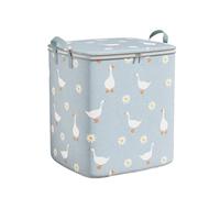 Sac Impermeable Demenagement Sac de rangement de couette, grande capacité, garde-robe de maison, vêtements, tri du coton, mobile, étanche et résistant à l'humidité(Blue100L)