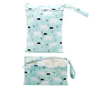 Sac Imperméable Humide,2 Pièces Organisateur Imperméable Et Lavable pour La Chambre De Bébé,Sac À Linge Sale Et Mouillé | pour Natation Camping Voyage Salle de Sport Entraînement Plage