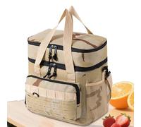 Sac Isotherme,19 litres Sac à Lunch avec Pack de Glace, Glacière Portable | pour la Pêche Le Plein Air la Voiture Le Travail Les Voyages Le Pique-Nique la Plage la Piscine Le Golf Le