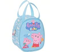 SAC ISOTHERME 19X22X14CM PEPPA PIG - Sac de toilette compact et léger - Design unique sous licence officielle - Organisateur pratique et résistant à l'eau - Sac de toilette polyvalent et fonctionnel D