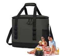 Sac isotherme - 20 L - Sac à déjeuner isotherme portable pour le shopping, la pêche, les vacances, le coffre de voiture, le sport, le pique-nique, la livraison d'école, la plage