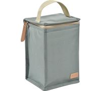 BÉABA, Pochette Repas Bébé Isotherme, Rangement biberons grand format, Grande capacité, Transporte repas complet, Matière souple, Pliable, Tissu imperméable, Vert Sauge