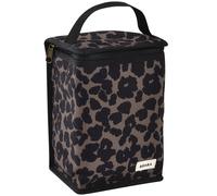 BÉABA, Pochette Repas Bébé Isotherme, Rangement biberons grand format, Grande capacité, Transporte repas complet, Matière souple, Pliable, Tissu imperméable, Leopard