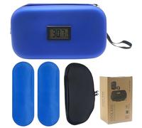 Sac isotherme à insuline avec 3 packs de glace en nylon: Sac isotherme de voyage GOEDCH pour insuline, sac pour diabétiques pour fournitures pour diabétiques, EpiPens, seringues