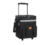 Sac isotherme à roulettes avec poignée rétractable pour activités de plein air, pique-niques, camping, refroidisseurs thermiques avec roue durable