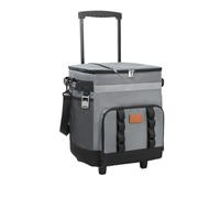 Sac isotherme à roulettes avec roue rétractable pour activités de plein air, pique-niques, camping, pique-nique étanche avec roue