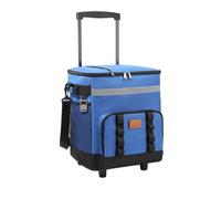 Sac isotherme à roulettes avec roue rétractable pour activités de plein air, pique-niques, camping, pique-nique étanche avec roue