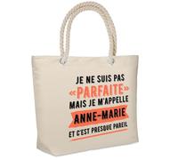Sac isotherme Anne-Marie Parfaite Cadeau humour femme Anniversaire Noël fête des Mères Mamie | Glacière Souple Idéal pique-nique lunchbag